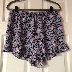 Mossimo Ruffle Floral Shorts